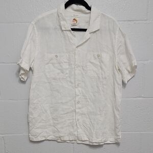 C&C California Men's Cream Short Sleeve Shirt